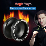 Magic Yoyo Responsive High-speed Aluminum Alloy Yo-yo CNC Lathe with Spinning String for Boys Girls Children Kids Black - intl