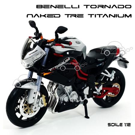 Maisto โมเดล บิ๊กไบค์ Benelli Tornado Naked Tre Titanium (Scale 1:12)