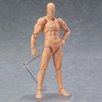 male female pvc action figma figure model body toy for cartoon