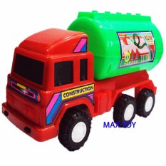 MAX TOY ของเล่น รถเด็กเล่น รถบรรทุกน้ำมัน 8721F-R(สีแดง)