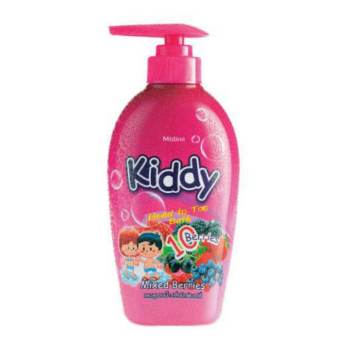Mistine Kiddy Head to Toe Bath Mixed Berries เจลอาบน้ำ+แชมพูสระผม มิกซ์เบอร์รี่ 1 ชิ้น