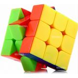MOMMA ลูกบิด รูบิค ลูกบาศก์ 3x3x3 สีลูกกวาด สัดสดใส ฝึกสมอง เพิ่มไอคิว ลื่น ทน พื้นเรียบ ( Colorful Rubik's Cube Magic Square 3 Layers )