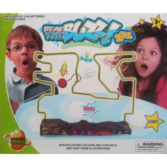 MOMMA เกมส์ ผจญภัย ต่างดาว ขดลวดไฟฟ้า ฝึกสมาธิ ปลอดภัยกว่า ( Beat The Buzzer Game Wire Puzzle Steady Hand Kids Skill Children Gift Fun Toy )