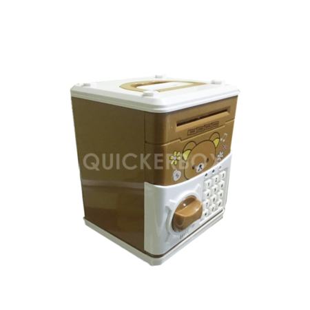 Money Saving Automatic Deposit Box กระปุกออมสินริลัคคุมะ ตู้เซฟ ดูดแบงค์