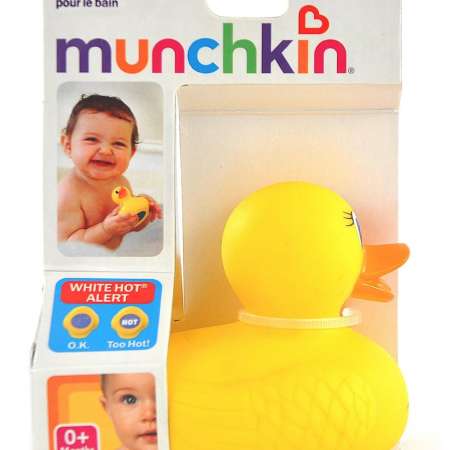 Munchkin : MNK31036 ของเล่นในน้ำ White Hot Safety Bath Ducky (31001) 