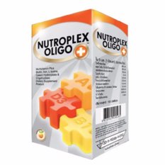 Nutroplex Oligo Plus วิตามินเสริมอาหาร สำหรับเด็กวัยเจริญเติบโต 100ml (1กล่อง) รสส้ม