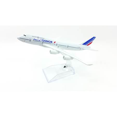 Naynaeshop โมเดลเครื่องบิน AIR FRANCE Boeing 747 (16 cm)