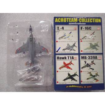 โมเดลเครื่องบินจำลอง ยี่ห้อเอฟทอย ขนาด 1/144 ชุด F-toys Acroteam ชุดเครื่องบินรบ #1B T-4 สีเทา