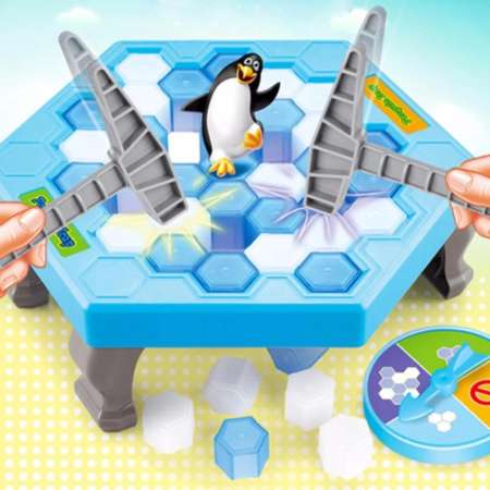 J.TOYS Penguin Trap Game เกมส์ทุบพื้นน้ำแข็งเพนกวิน ไซส์ใหญ่  