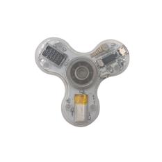 Person Hand Spinner Fidget Special Offer ZrO2 Ceramic Bearings OLED Bluetooth Music (White)