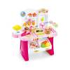 PLAY ARAI โต๊ะเปิดร้าน Super market 34 ชิ้น มีเสียง มีไฟ (สีชมพู)