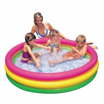 Intex Pool สระน้ำเป่าลมเรนโบว์ 3สี  45 นิ้ว (114 ซม.) รุ่น 57412