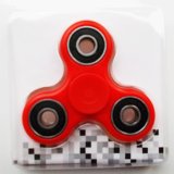Tri-Spinner Fidget Toy Ceramic EDC Hand Finger Spinner Desk Focus BLACK