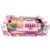 kid toys ของเล่นเด็ก เครื่องเก็บเงิน (แคชเชียร์) จำลอง กล่องชมพู สำหรับคุณหนูๆ  