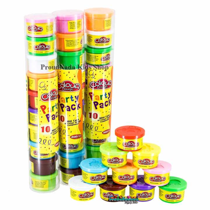 ProudNada Toys แป้งโดว์ 10 สี Colour Dough Party Pack 10...