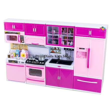 ProudNada Toys ของเล่นเด็กชุดครัวมินิ(สีชมพู) CHAOFENG TOYS MY MODERN KITCHEN PLAYSET NO.5603