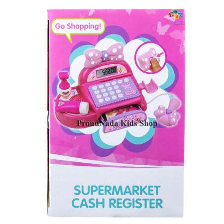 ProudNada Toys ของเล่นเด็กแคชเชียร์โบว์ FIVESTAR TOYS Learning Fun Cash Register NO.35562