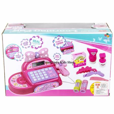 ProudNada Toys ของเล่นเด็กแคชเชียร์โบว์ FIVESTAR TOYS Learning Fun Cash Register NO.35562
