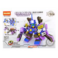 ProudNada Toys ของเล่นเด็กชุดตัวต่อเลโก้หุ่นกันดั้ม HSANHE CREATIVE 6212 332 PCS