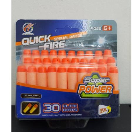 ขายด่วน จะหมดแล้ว Quick-Fire (ZIN) กระสุนโฟมจุกยาง จำนวน 30 นัด ราคาต่ำสุด