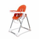 Rocking Kids เก้าอี้ทานข้าวเด็ก พร้อมปรับเอนนอนได้ อเนกประสงค์ รุ่น Primo High Chair สีส้ม
