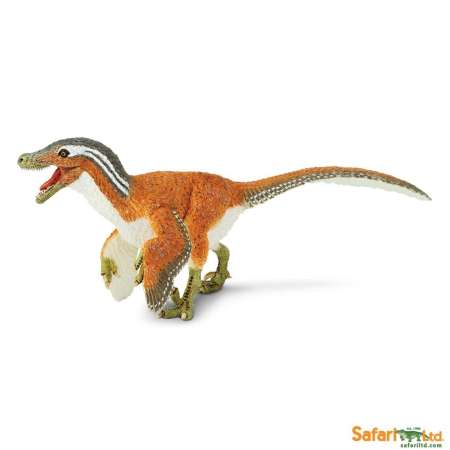 Safari Ltd. : SFR100032 โมเดลไดโนเสาร์ Feathered Velociraptor