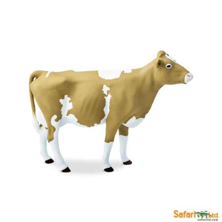 Safari Ltd. : SFR162029 โมเดลวัว Guernsey Cow