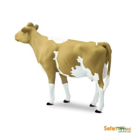 Safari Ltd. : SFR162029 โมเดลวัว Guernsey Cow