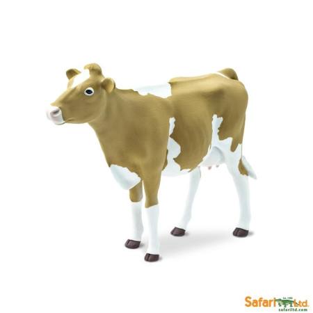 Safari Ltd. : SFR162029 โมเดลวัว Guernsey Cow