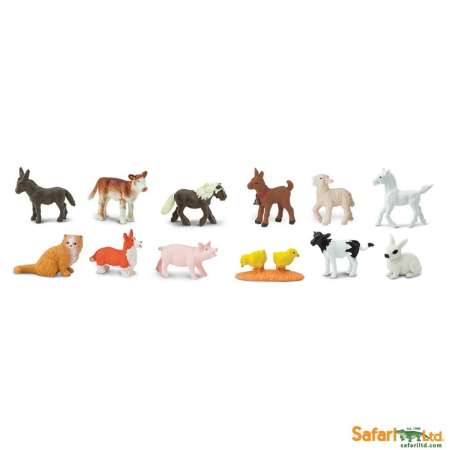 Safari Ltd.: SFR681204 โมเดลสัตว์แพ็คหลอด Farm Babies