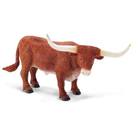 Safari Ltd. : SFR236229 โมเดลสัตว์ Texas Longhorn Bull
