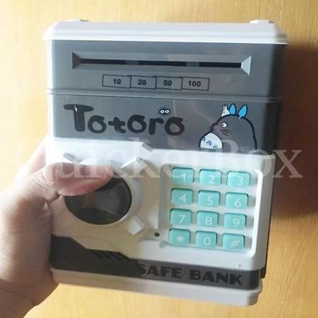 ตู้เซฟ ดูดแบงค์ Safe Bank กระปุกออมสิน ออมเงิน Totoro ลายโทโทโร่