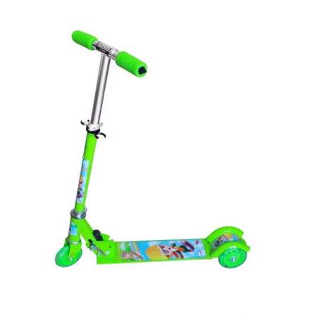 Hot Item Scooter สกู๊ตเตอร์สามล้อ แบบล้อพลาสติกมีไฟ รุ่น SCT777 (Green) รีวิวนาทีนี้