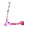 Scooter สกู๊ตเตอร์สามล้อ แบบล้อพลาสติกมีไฟ  รุ่น SCT777  (Pink)