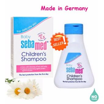 Sebamed baby children's shampoo 150 ml แชมพูสูตรอ่อนโยนสำหรับเด็ก ผลิตจากเยอรมนี ใช้ได้ตั้งแต่ 0 เดือน