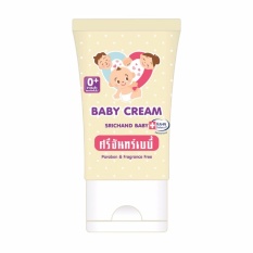 Srichand Baby Cream ครีมศรีจันทร์เบบี้ ทาผื่นผ้าอ้อม 40กรัม