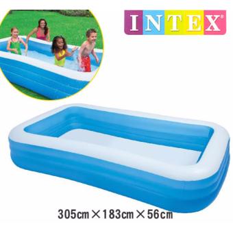 Intex Swim Center Family Pool สระน้ำเป่าลมสำหรับครอบครัว 3ชั้น รุ่น58484 ขนาด 3 เมตร ลึก 56 ซม.