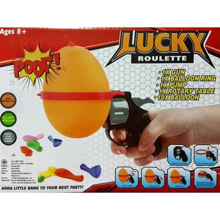 T.P. TOYS  FUNNY GAME LUCKY ROULETTE เกมส์เสี่ยงดวง ปืนเสี่ยงดวง ยิงปืนรูเล็ทหรรษา