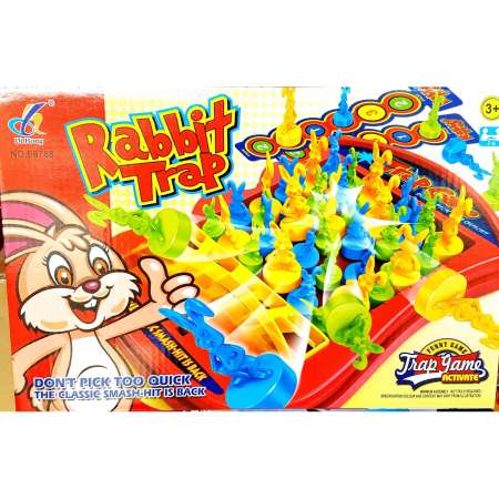 T.P. TOYS FUNNY GAME RABBIT TRAP เกมส์หยิบกระต่ายค่อยๆ (ระวังโดนบีบ) เล่นได้ 2-6 คน