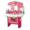 telecorsa ชุดครัวหรูหรา มีเสียงและไฟ สำหรับเด็ก รุ่น KitchenSet008-26 - Pink