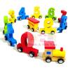 Todds  Kids Toys  ของเล่นไม้เสริมพัฒนาการ ขบวนรถไฟตัวเลข 0-9