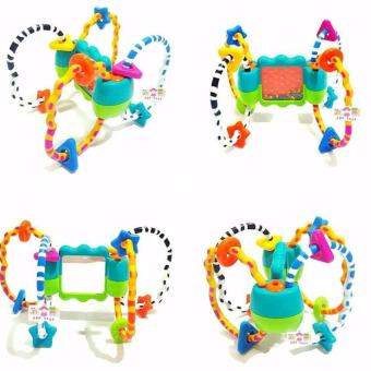 Todds & Kids Toys ของเล่นเขย่ามีเสียง ลูกปัด พร้อมยางกัดรูปทรงต่าๆง มีสีสันสดใส  