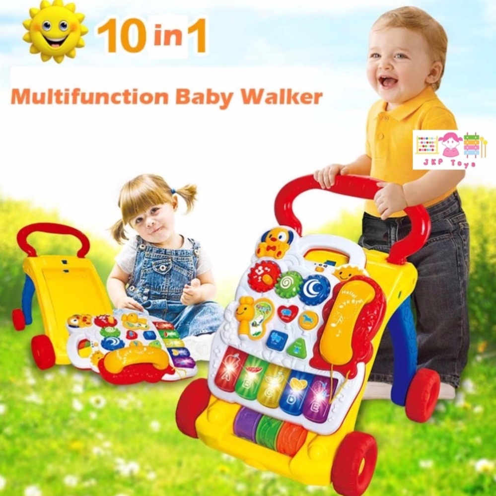 Todds & Kids Toys ของเล่นเสริมพัฒนาการ รถหัดเดิน รถผลักเดินดนตรี Music Baby walker