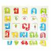 Todds  Kids Toys จิ๊กซอว์หมุดไม้ชุดภาษาไทย (2แผ่น)