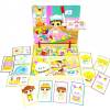 Todds  Kids Toys ของเล่นไม้ เสริมพัฒนาการ กระดานไม้ 2 in 1 พร้อมจิ๊กซอว์แม่เหล็กเเต่งตัวตุ๊กตาเด็กอ่อน
