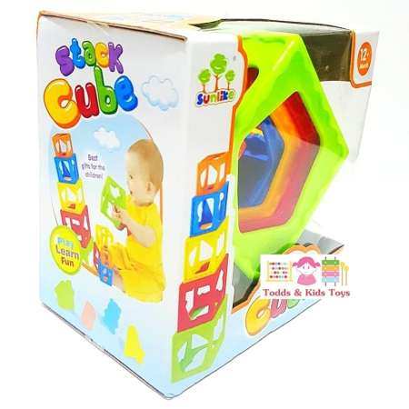 Todds  Kids Toys ของเล่นเสริมพัฒนาการ บล็อกเรียงซ้อน Stack Cube