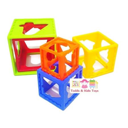 Todds  Kids Toys ของเล่นเสริมพัฒนาการ บล็อกเรียงซ้อน Stack Cube