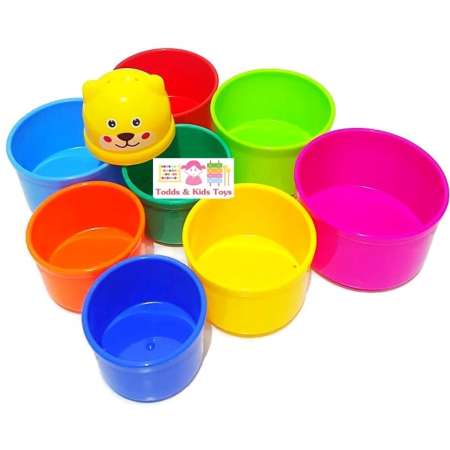 Todds  Kids Toys ของเล่นเสริมพัฒนาการ ถ้วยเรียงซ้อน