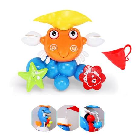 Toy ปูน้อยพ่นน้ำ ของเล่นในน้ำ Crab Bath Toy