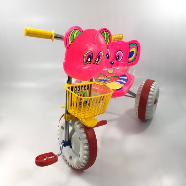 Wipapha รถสามล้อปั่นสำหรับเด็ก เหมาะสำหรับเด็ก1-3ปี ขนาด 60x50x43cm